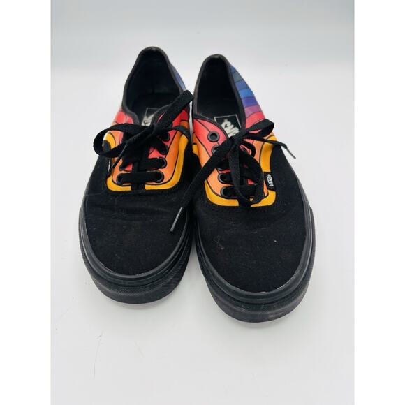 Vans off the Wall Rainbow Black with bright Stripes Casual Shoes‎ skate 6.5 Men main image 6